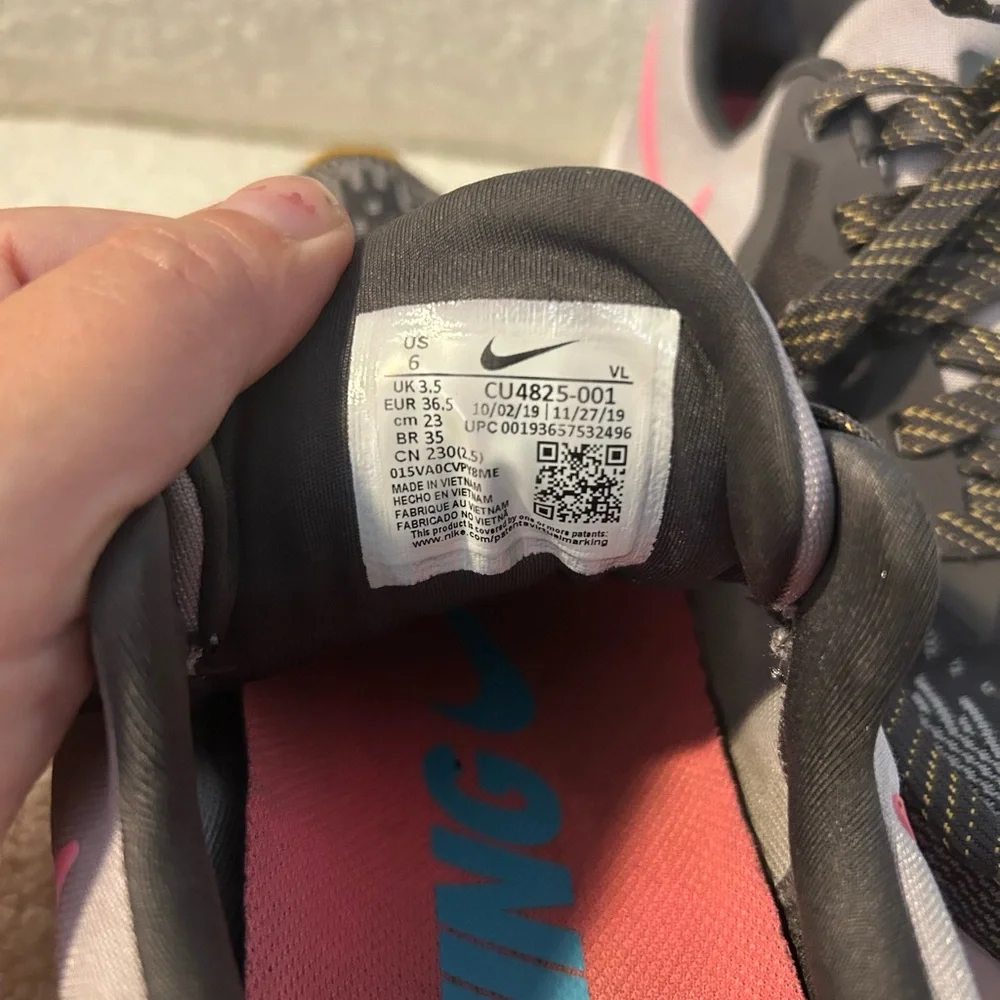 Nike Women's Athletic Shoes - Black, Pink, and Yellow - Picture 3 of 5